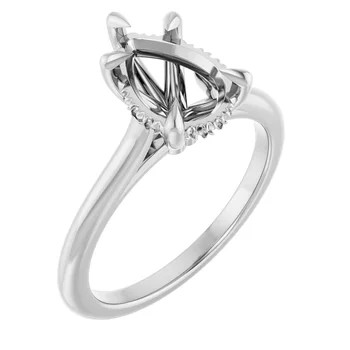 hidden halo solitaire setting